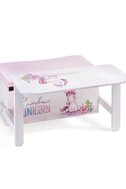 Σετ βάπτισης για κορίτσι Rainbow Unicorn-κουτί βάπτισης μονόκερος