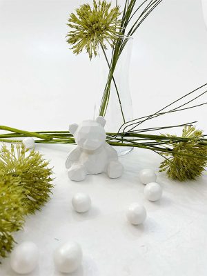 Μπομπονιέρα βάπτισης Αρωματική Αρκουδάκι Origami