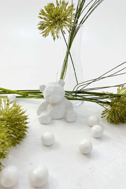 Μπομπονιέρα βάπτισης Αρωματική Αρκουδάκι Origami