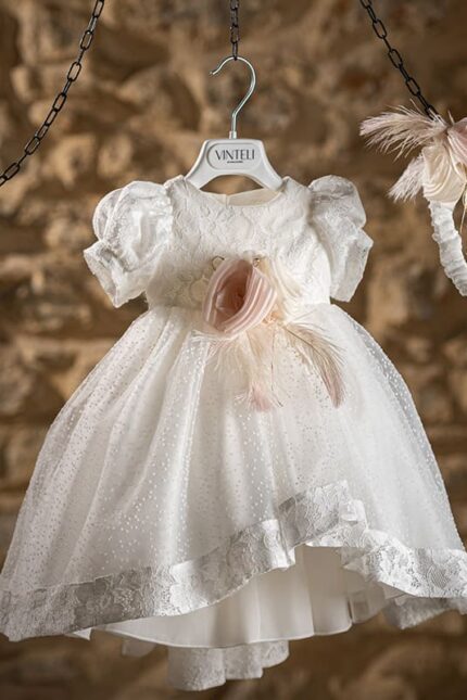 Φόρεμα βάπτισης για κορίτσι V8104