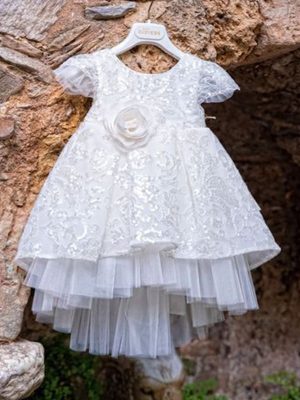 Φόρεμα βάπτισης για κορίτσι D9702W