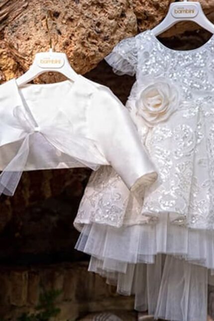 Φόρεμα βάπτισης για κορίτσι D6059W