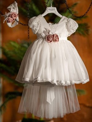 Φόρεμα βάπτισης για κορίτσι V8201